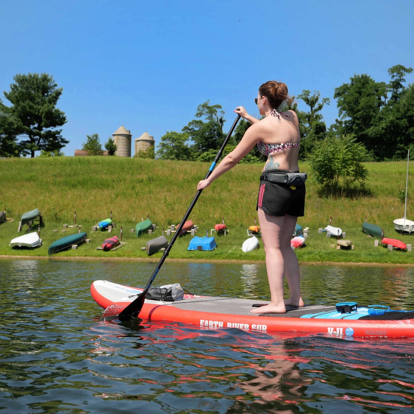 Earth River SUP 10-0 V3 Inflatable Paddle Board 2019/2020 (10'0"x33"x6") RED