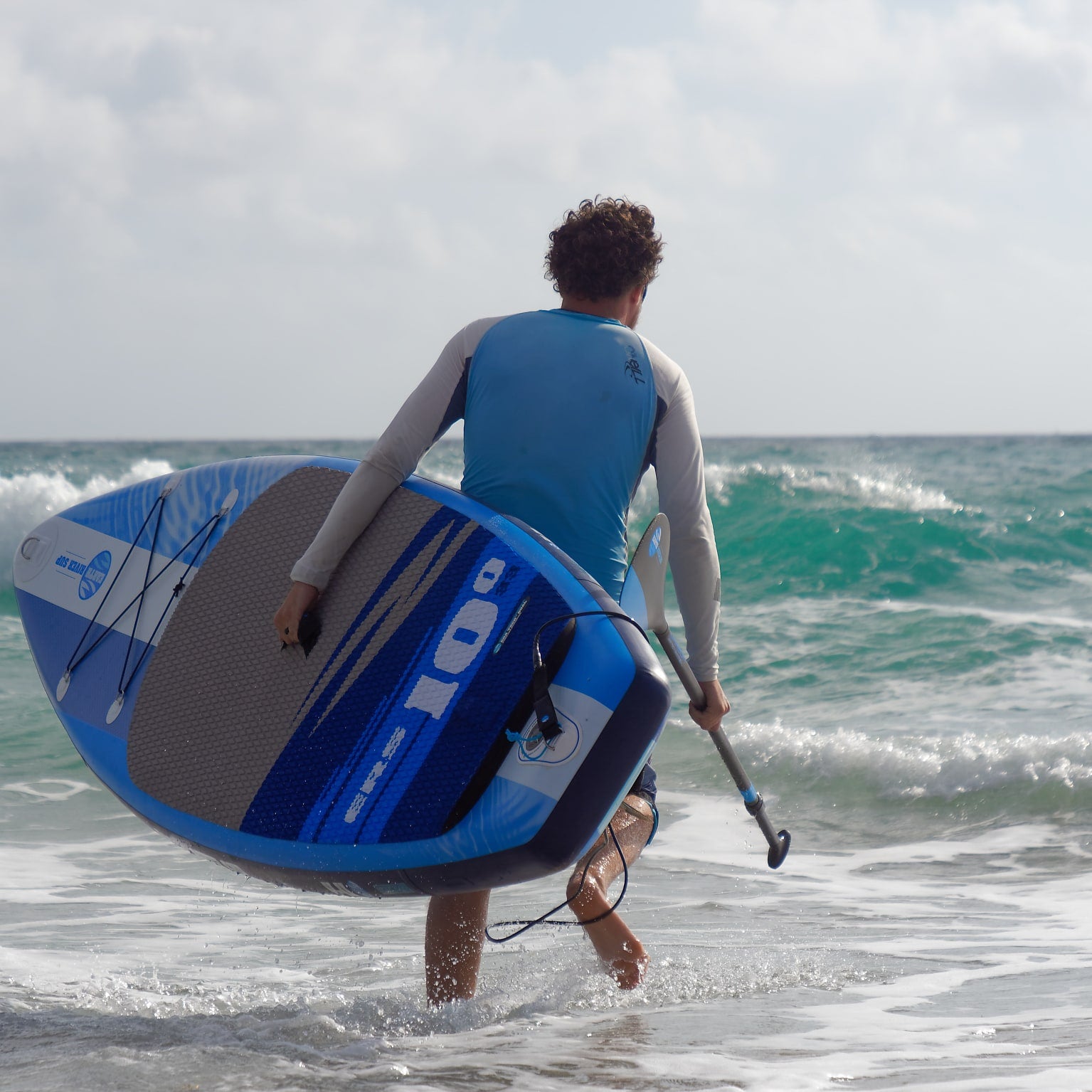 Earth River SUP 10-0 V3 Inflatable Paddle Board 2019/2020 (10'0"x33"x6") BLUE