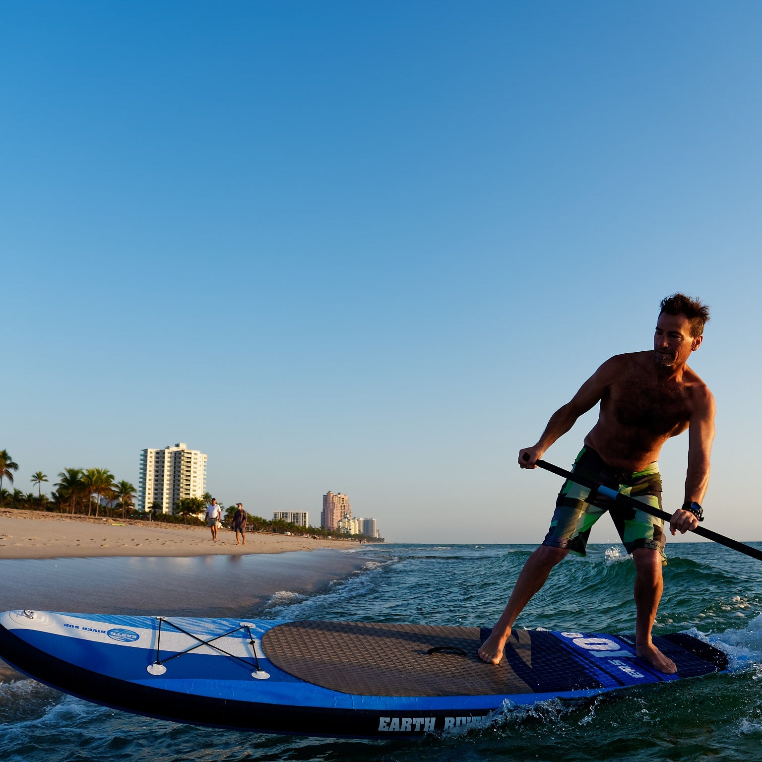 Earth River SUP 10-0 V3 Inflatable Paddle Board 2019/2020 (10'0"x33"x6") BLUE