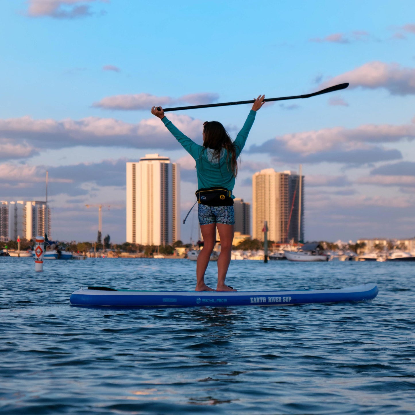Earth River SUP 12-6 SKYLAKE BLUE™ Inflatable Paddle Board 2018 (12'6"x32"x6")