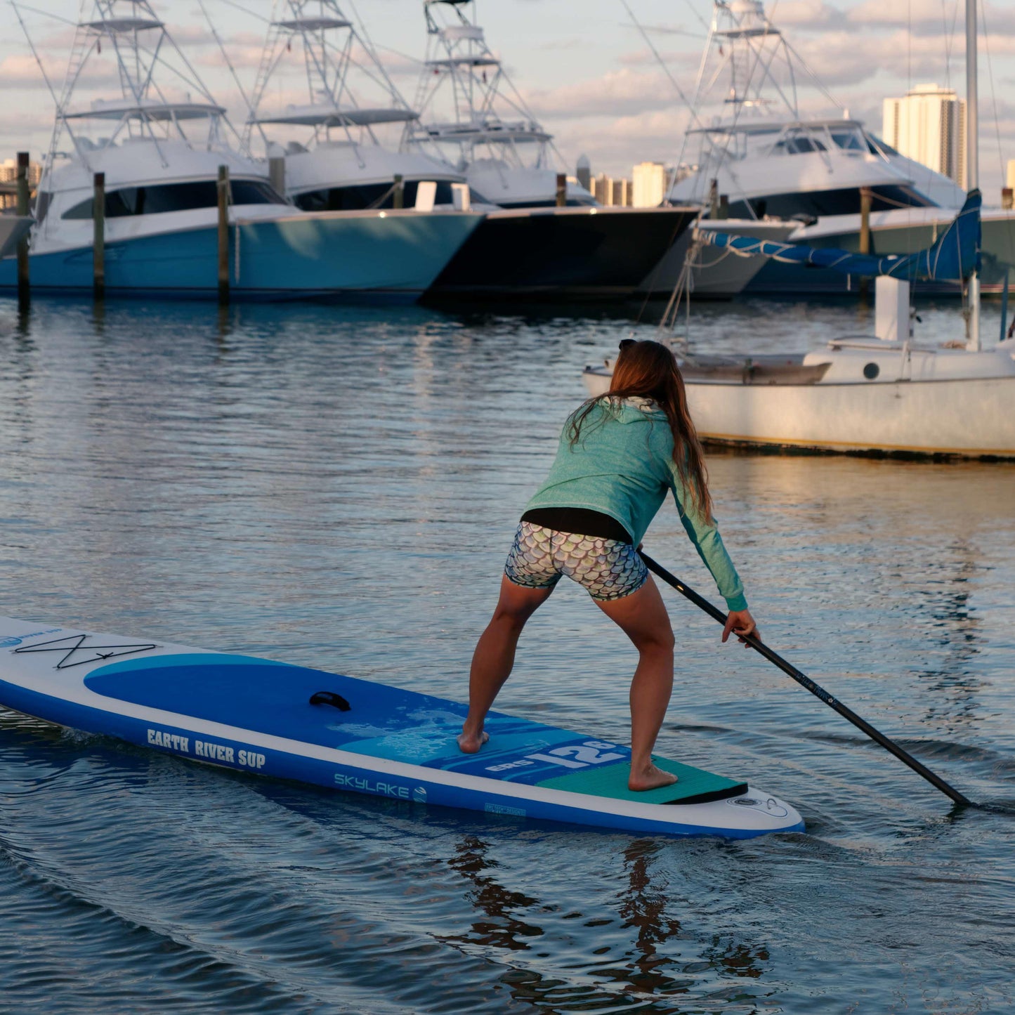Earth River SUP 12-6 SKYLAKE BLUE™ Inflatable Paddle Board 2018 (12'6"x32"x6")