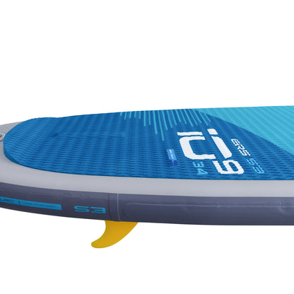 OPEN BOX Earth River SUP DUAL 10-9 S3 AQUA GREY Inflatable Paddle Board