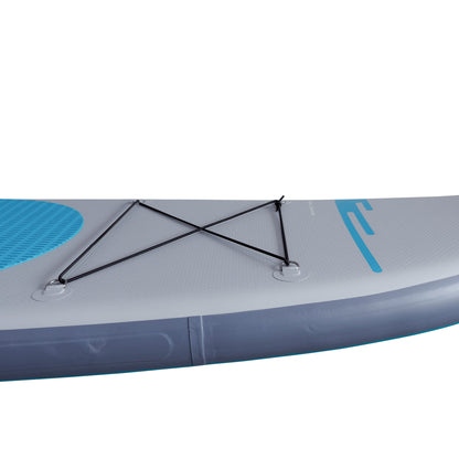 Earth River SUP DUAL 9-6 S3 (Model 2.1) AQUA GREY Inflatable Paddle Board (9'6"x31"x5")