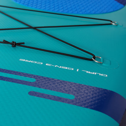 Earth River SUP DUAL 9-6 S3 (GEN 3) AQUA Inflatable Paddle Board (9'6"x31"x5")