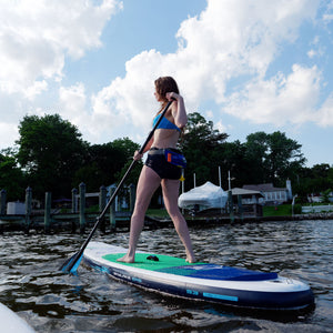 EX FLEET Earth River SUP SKYLAKE 10-7 S3 GREEN Inflatable Paddle Board