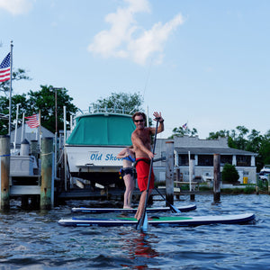 Ex-Fleet Earth River SUP SKYLAKE 10-9 S3 GREEN Inflatable Paddle Board