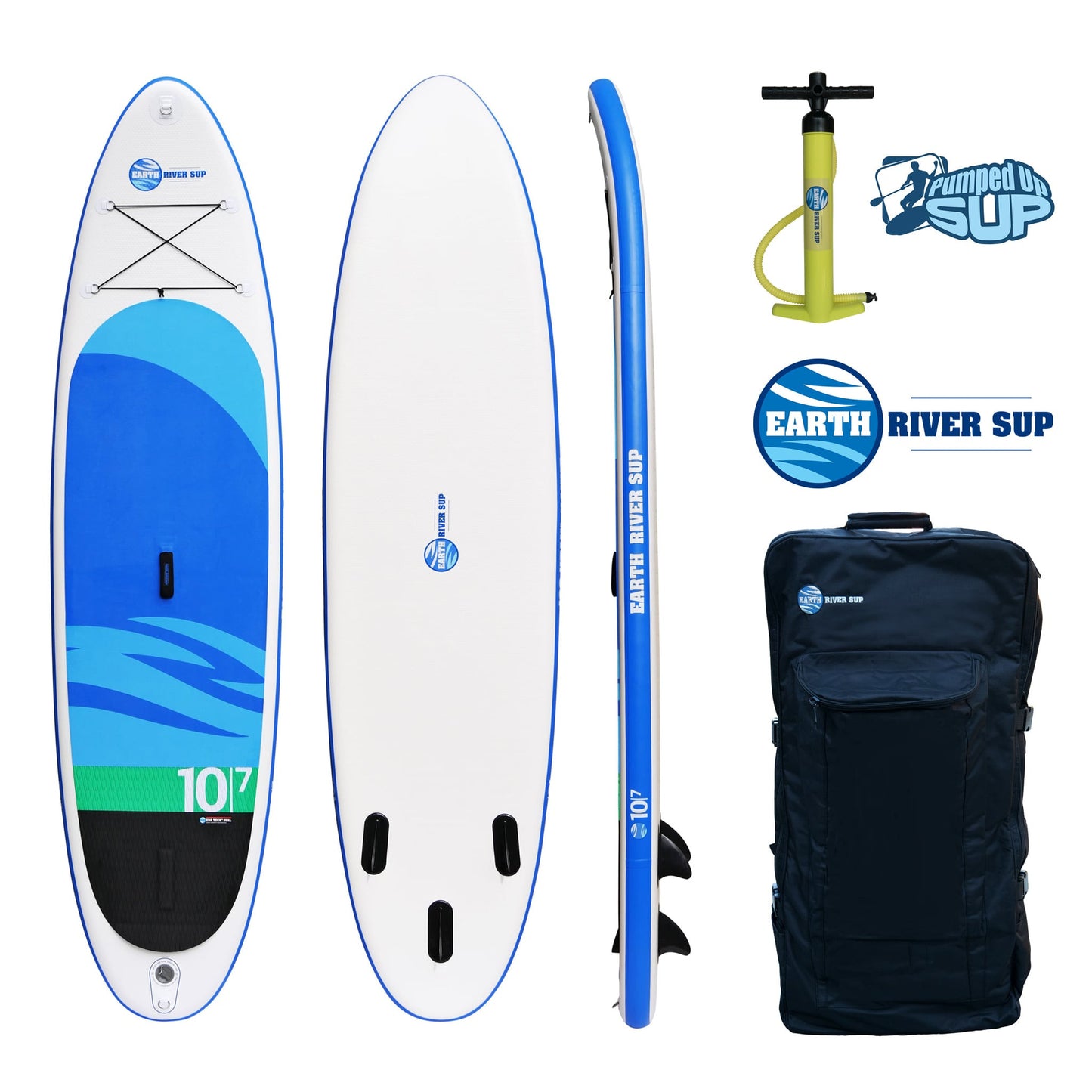 Earth River SUP 10-7 SKYLAKE Inflatable Paddle Board 2017 (10'7"x32"x5")
