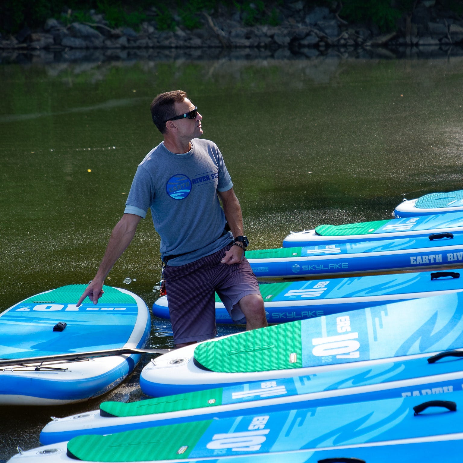 Earth River SUP 10-7 SKYLAKE GREEN™ Inflatable Paddle Board 2019/2020 (10'7"x32"x5")