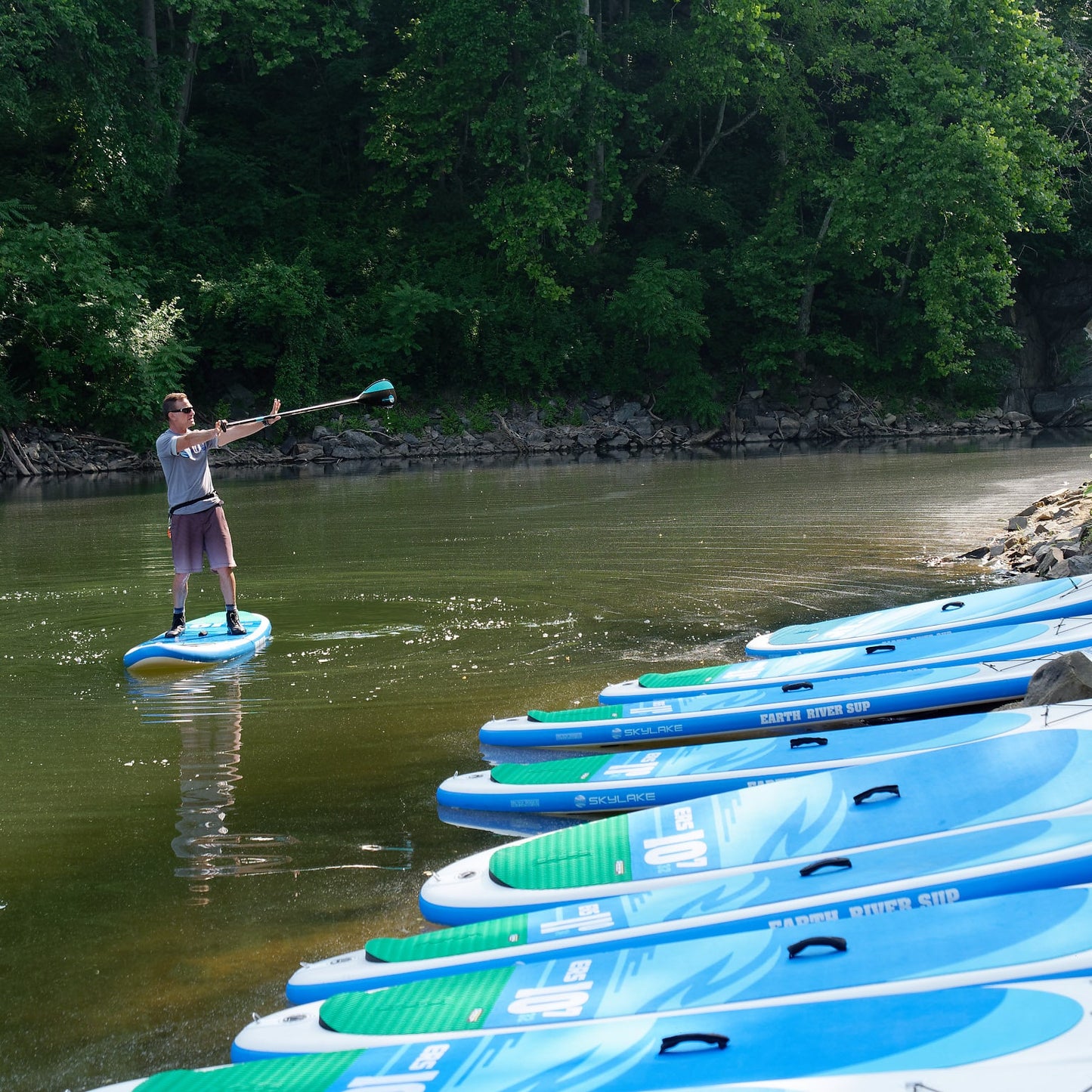 Earth River SUP 11-0 SKYLAKE GREEN™ Inflatable Paddle Board 2019/2020 (11'0"x34"x5")