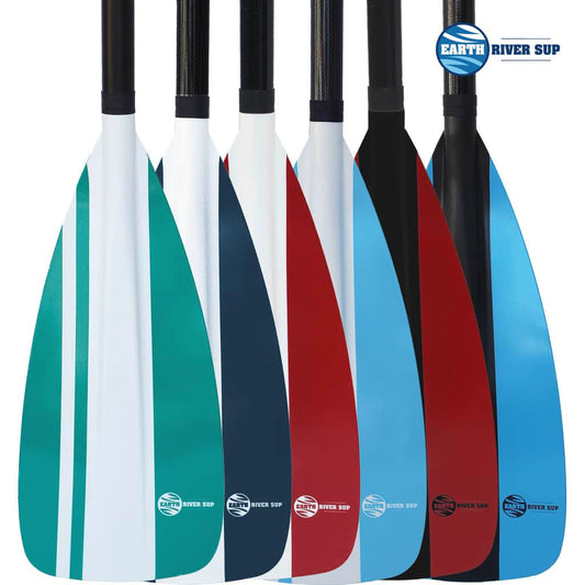Earth River SUP NRF Blade + FIBERGLASS Shaft 3 Piece Travel Paddle