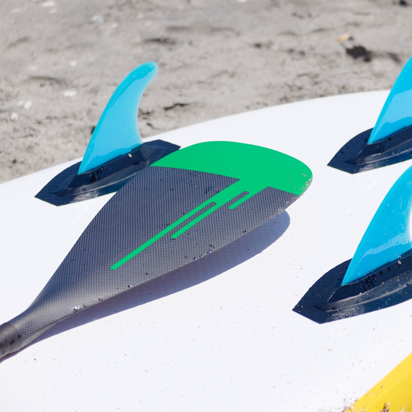 ERS CARBON 95 SUP PADDLE - 3 PIECE OR 1 PIECE OPTION (GEN-3) - GREEN