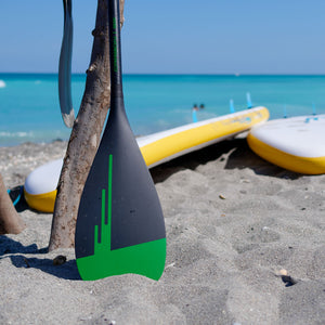 ERS CARBON 95 SUP PADDLE - 3 PIECE OR 1 PIECE OPTION (GEN-3) - GREEN