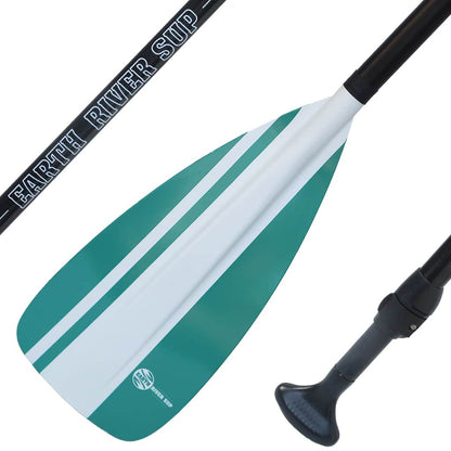 Earth River SUP NRF Blade + FIBERGLASS Shaft 3 Piece Travel Paddle