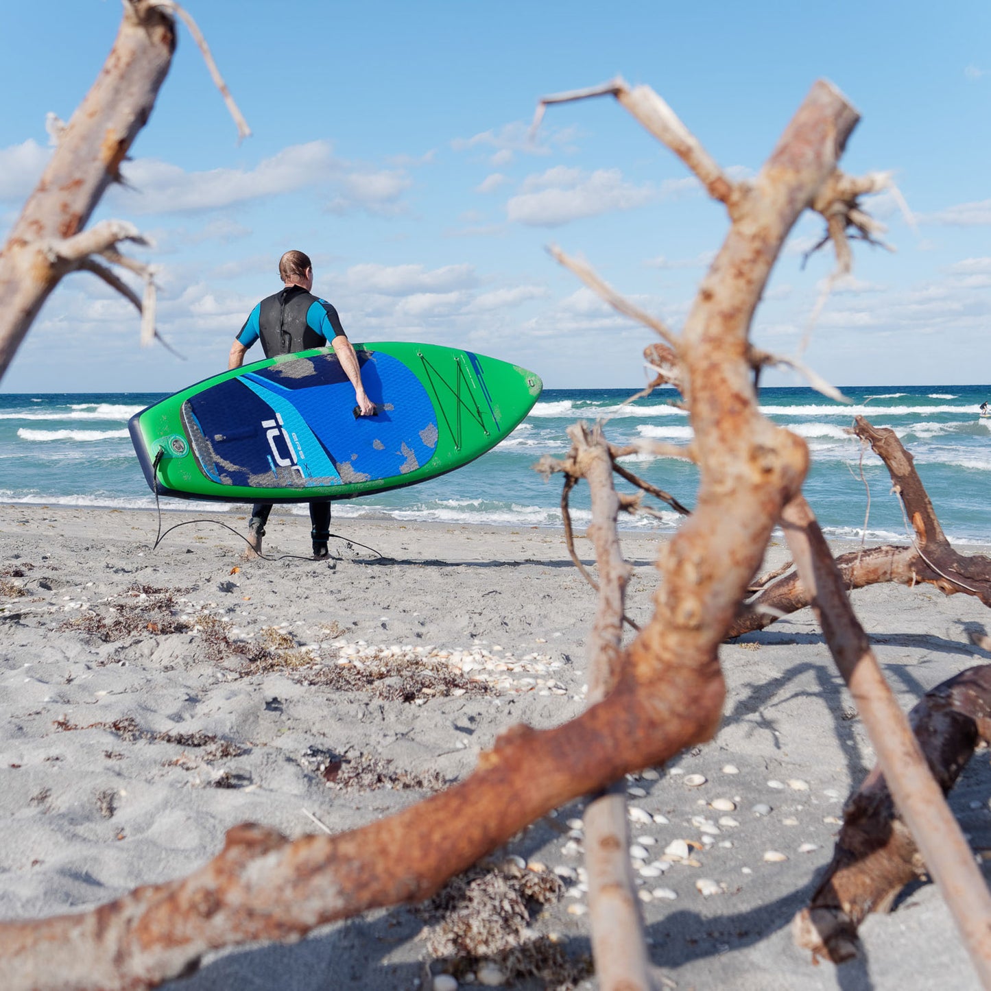 Earth River SUP DUAL 10-0 X3 (GEN 3) GREEN Inflatable Paddle Board (10'0"x33"x6")