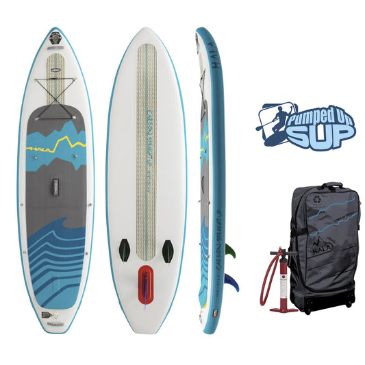 HALA CARBON STRAIGHT UP Inflatable SUP (10'6 x 32" x 6")