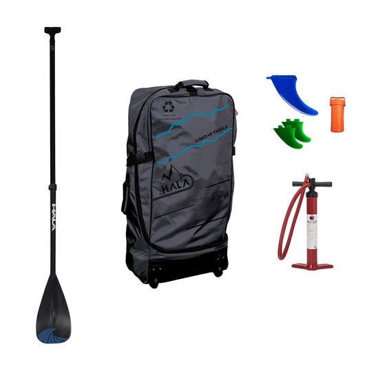 HALA CARBON STRAIGHT UP Inflatable SUP (10'6 x 32" x 6")