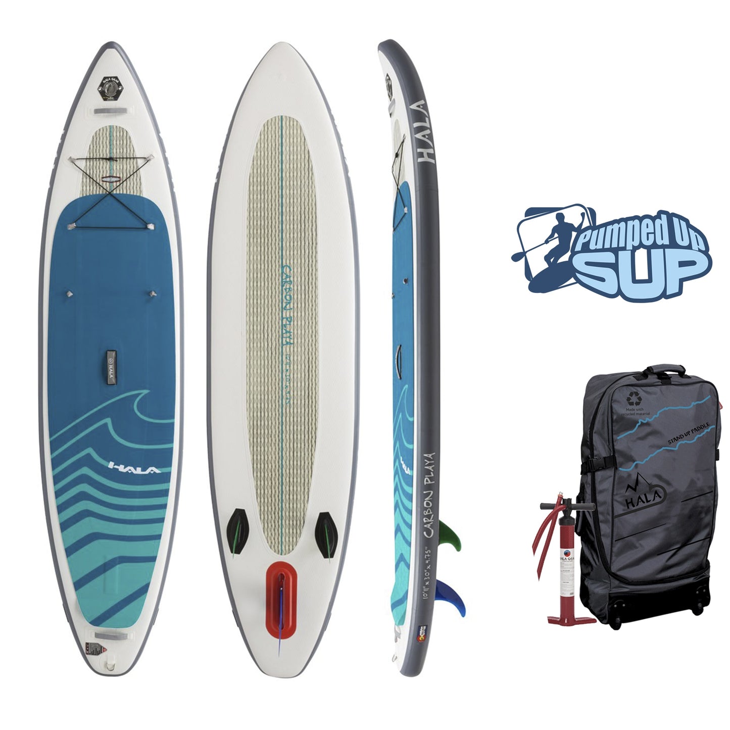HALA CARBON PLAYA Inflatable SUP (10'11" x 30" x 4.75") 2023