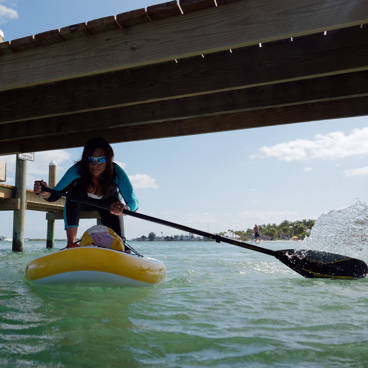 ERS HYBRID 85 SUP PADDLE -  3 PIECE (GEN-3) - YELLOW