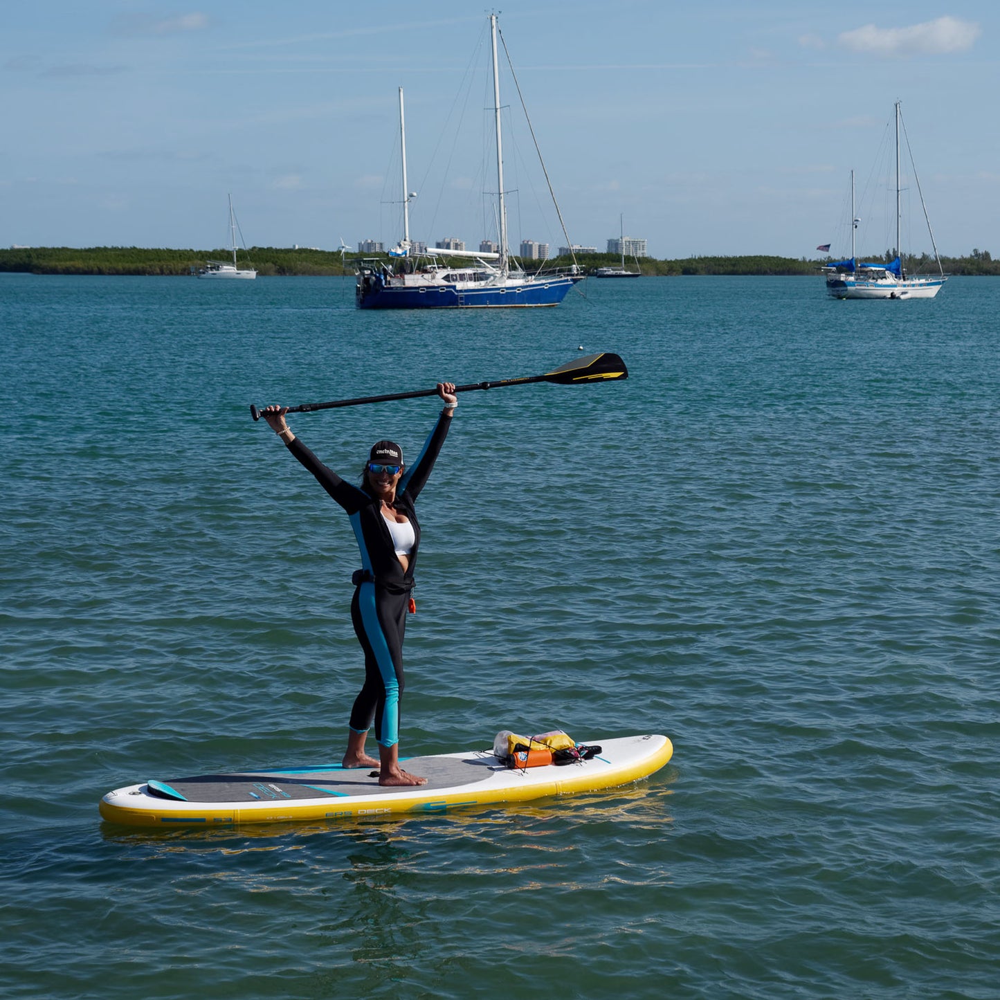 ERS HYBRID 85 SUP PADDLE -  3 PIECE (GEN-3) - YELLOW