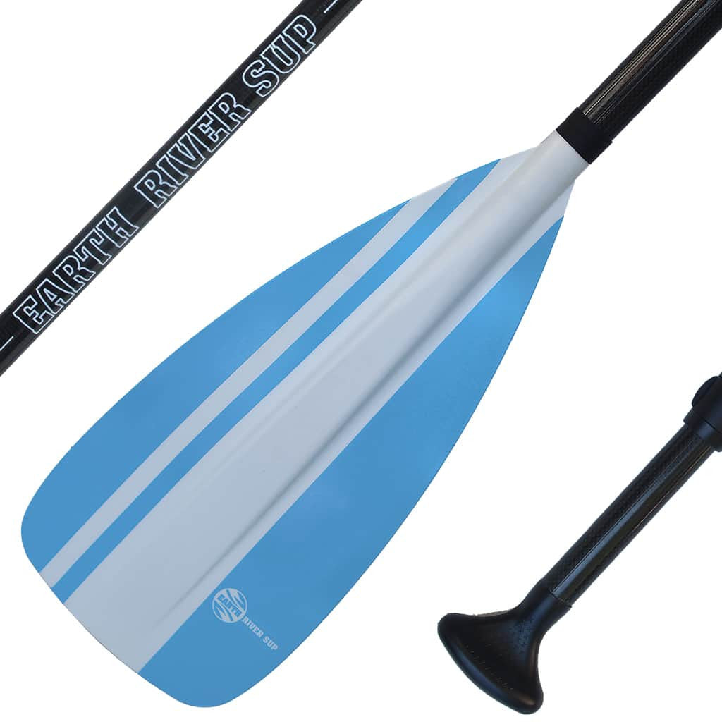 Earth River SUP NRF Blade + CARBON Shaft 3 Piece Travel Paddle