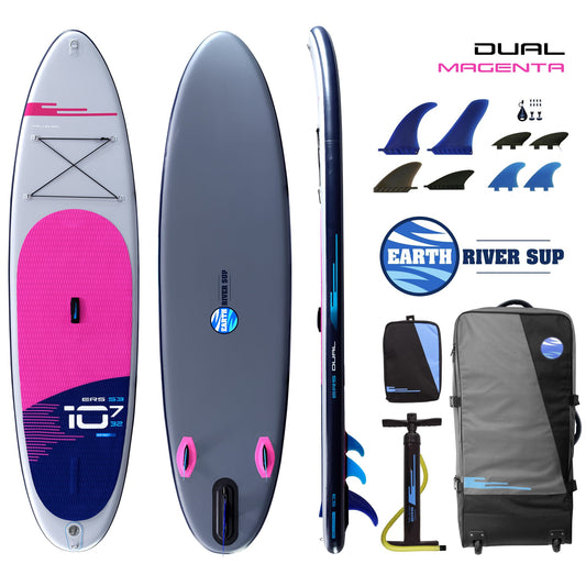 Earth River SUP DUAL 10-7 S3 MAGENTA Inflatable Paddle Board