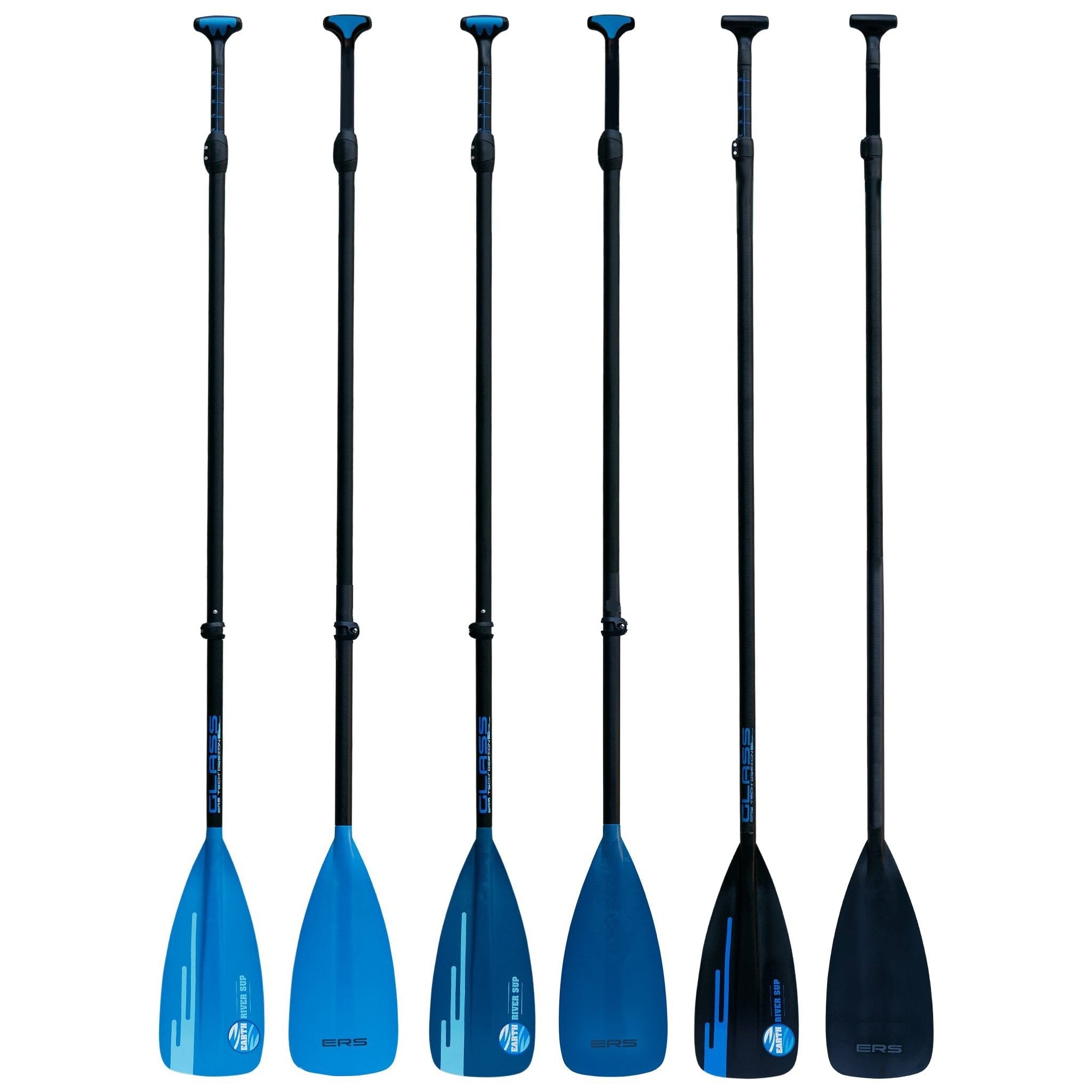 EARTH RIVER SUP FIBERGLASS NRF SUP PADDLE - 2|3 PIECE OPTIONS