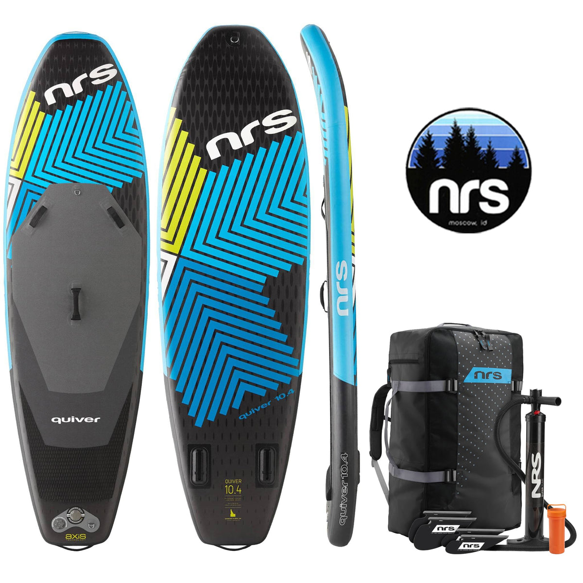 NRS QUIVER 10'4"x36" Inflatable Stand Up Paddle Board SUP