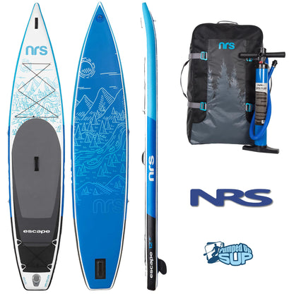 NRS ESCAPE 12'6"x30" LIMITED EDITION Inflatable Stand Up Paddle Board SUP 2018