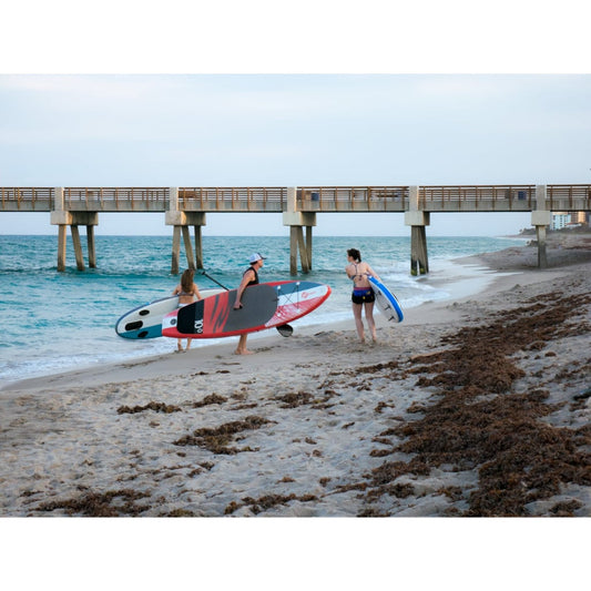 Earth River SUP 10-0 V-II Inflatable Paddle Board 2017 (10'0"x33"x6") CODE RED