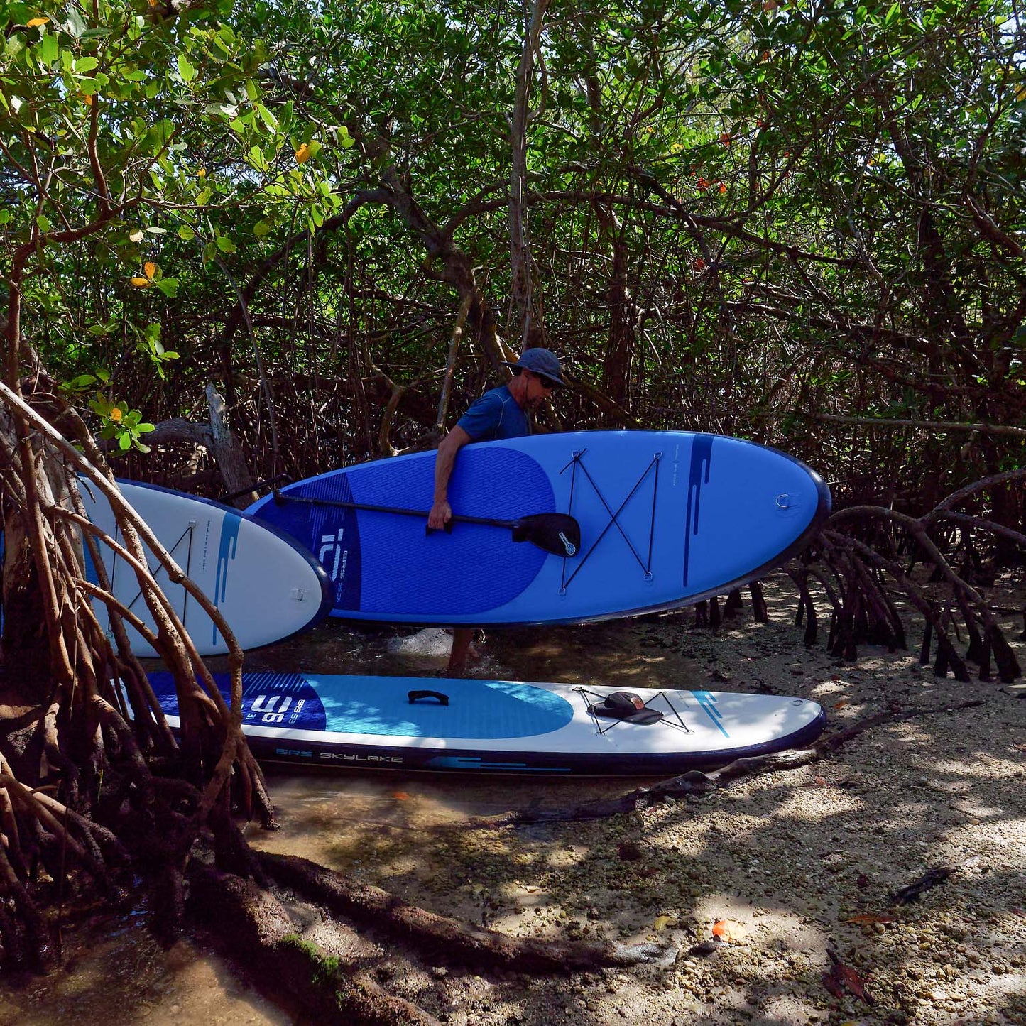 Earth River SUP DUAL 10-9 S3 NEPTUNE BLUE Inflatable Paddle Board - Open Box - RESERVED