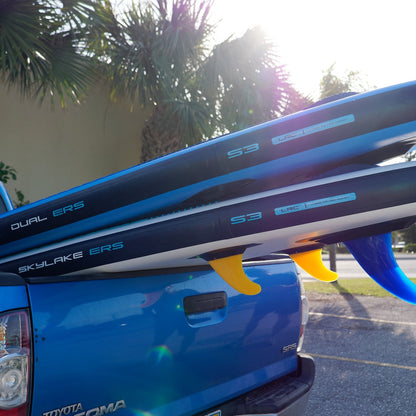 Earth River SUP DUAL 9-6 S3 (Model 2.1) AQUA GREY Inflatable Paddle Board (9'6"x31"x5")
