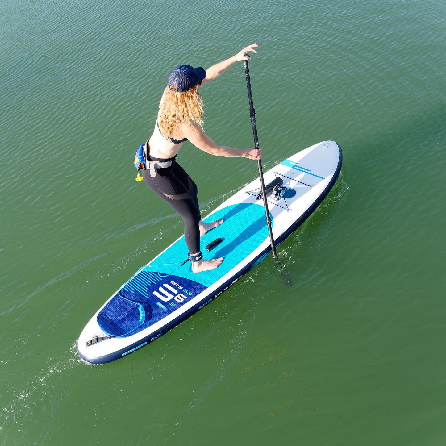 Earth River SUP SKYLAKE 9-6 S3 AQUA Inflatable Paddle Board (9'6"x31"x5")