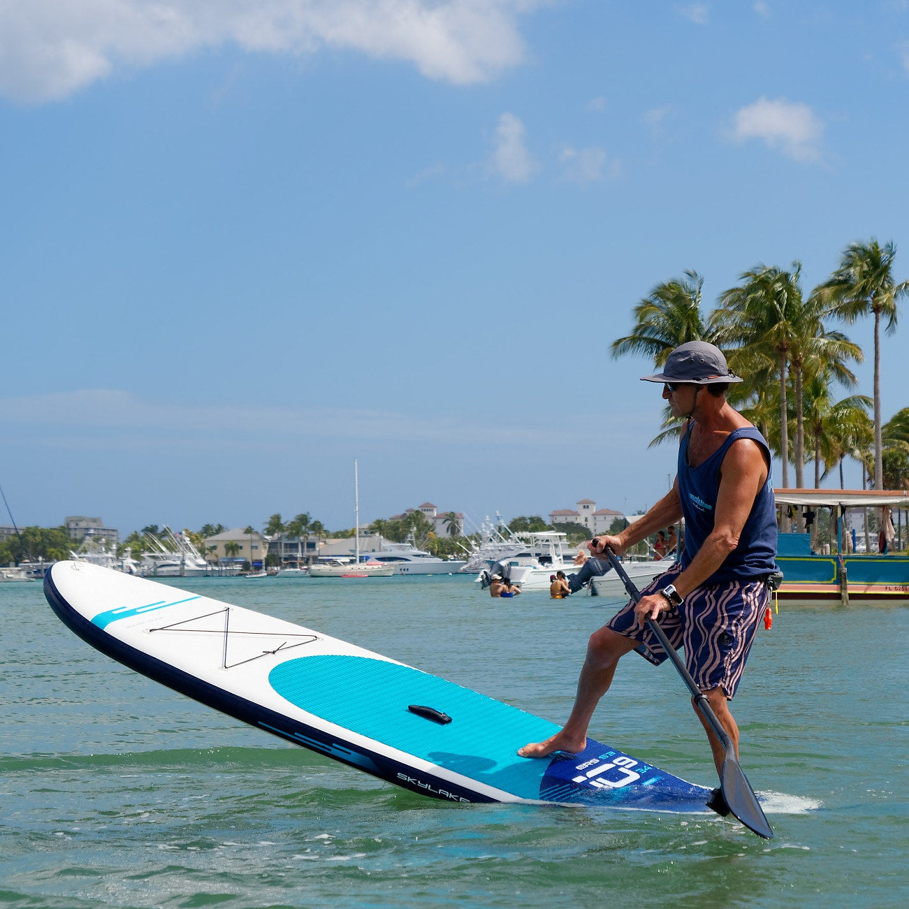 OPEN BOX Earth River SUP SKYLAKE 10-9 S3  AQUA Inflatable Paddle Board