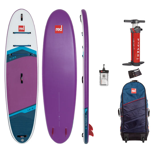Red Paddle Co 10’6 Ride Purple Inflatable SUP 2023/2024