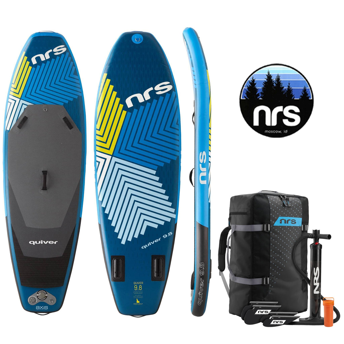 NRS QUIVER 9'8"x35" Inflatable Stand Up Paddle Board SUP