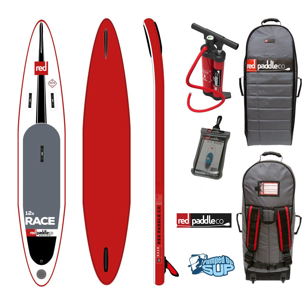 Red Paddle Co RACE MSL 12'6"x27" Inflatable Stand Up Paddle Board SUP 2017
