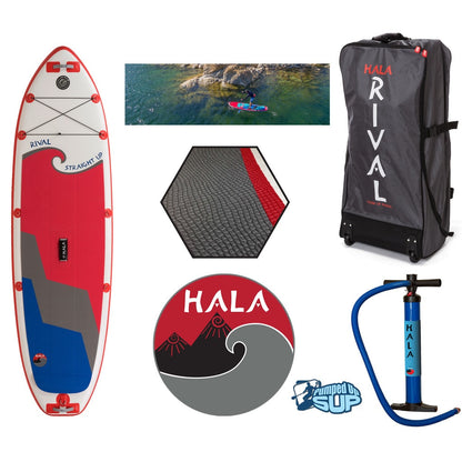 HALA RIVAL STRAIGHT UP Inflatable SUP (10'0" x 33" x 6")