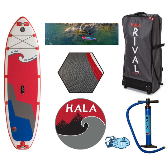 HALA RIVAL STRAIGHT UP Inflatable SUP (10'0" x 33" x 6")
