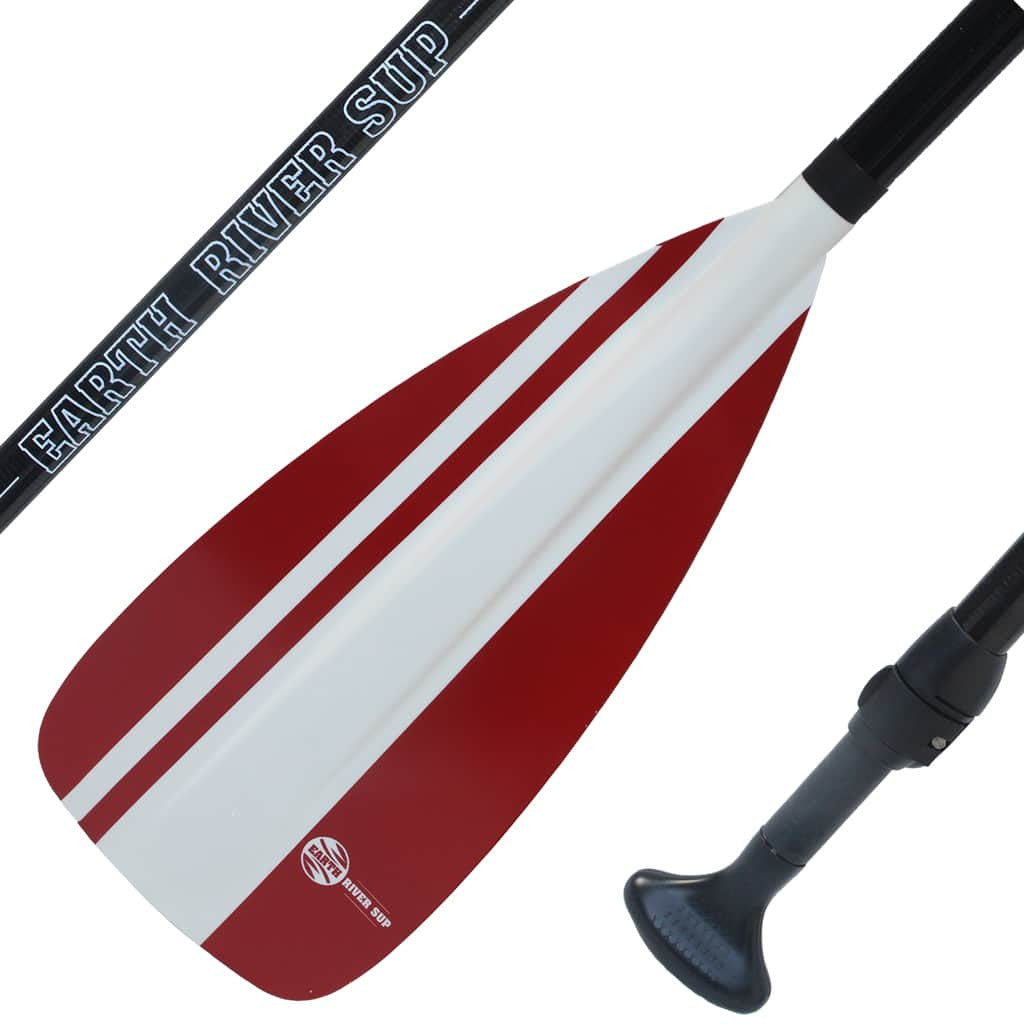 Earth River SUP NRF Blade + FIBERGLASS Shaft 3 Piece Travel Paddle