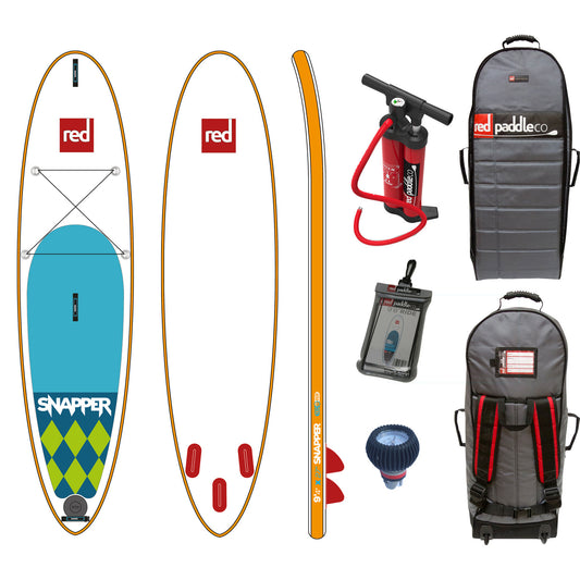 Red Paddle Co SNAPPER 9'4"x27" Inflatable Stand Up Paddle Board 2016
