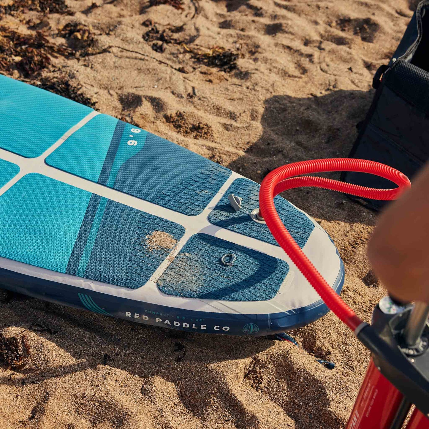 Red Paddle Co 9'6 COMPACT Inflatable Travel SUP Package