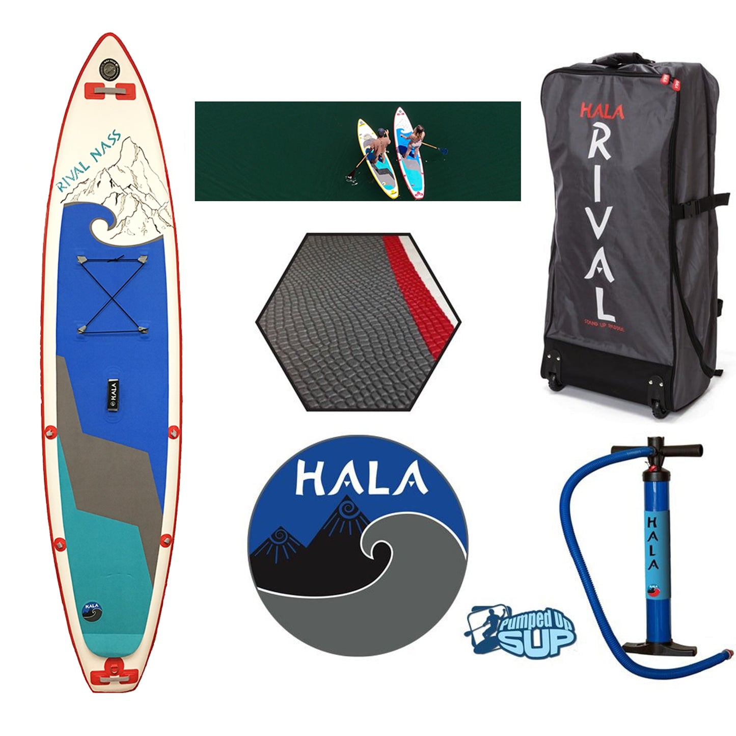 HALA RIVAL NASS Inflatable SUP (12'0" x 32" x 6")