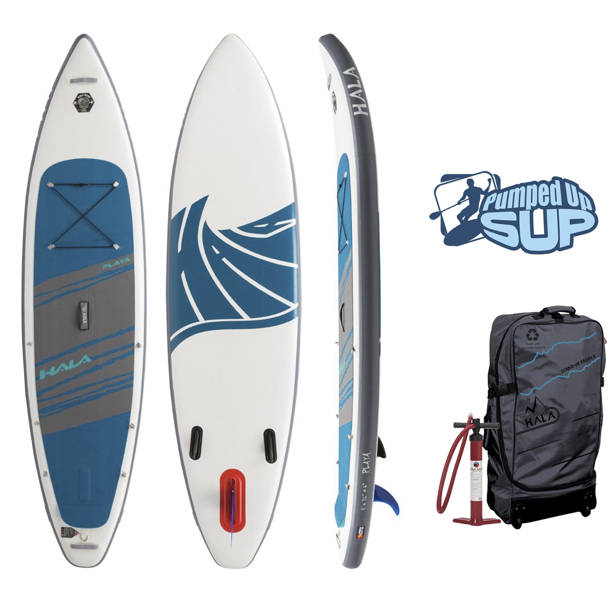 hala gear HALA PLAYA Inflatable SUP (11'0" x 32" x 6") 2023