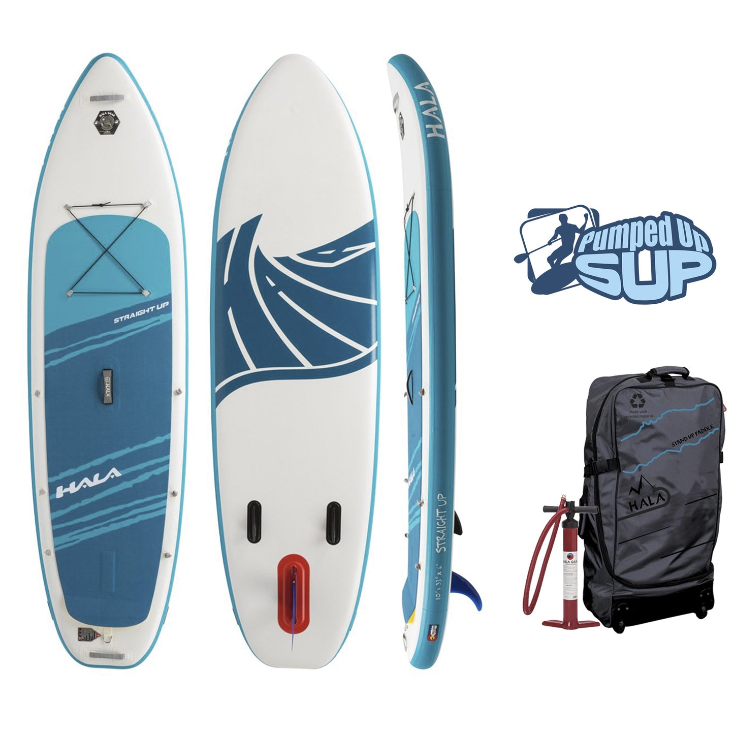 HALA STRAIGHT UP Inflatable SUP (10'0" x 33" x 6") 2021 - RESERVED