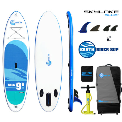 Earth River SUP 9-6 SKYLAKE BLUE™ Inflatable Paddle Board 2019/2020 (9'6"x31"x5")