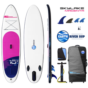 Earth River SUP SKYLAKE 10-7 S3 MAGENTA Inflatable Paddle Board - RESERVED