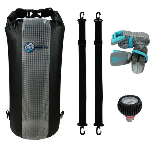 ADD a GEAR PACK (Waterproof Dry Bag + Car Straps + Pressure Gauge) with this board purchase