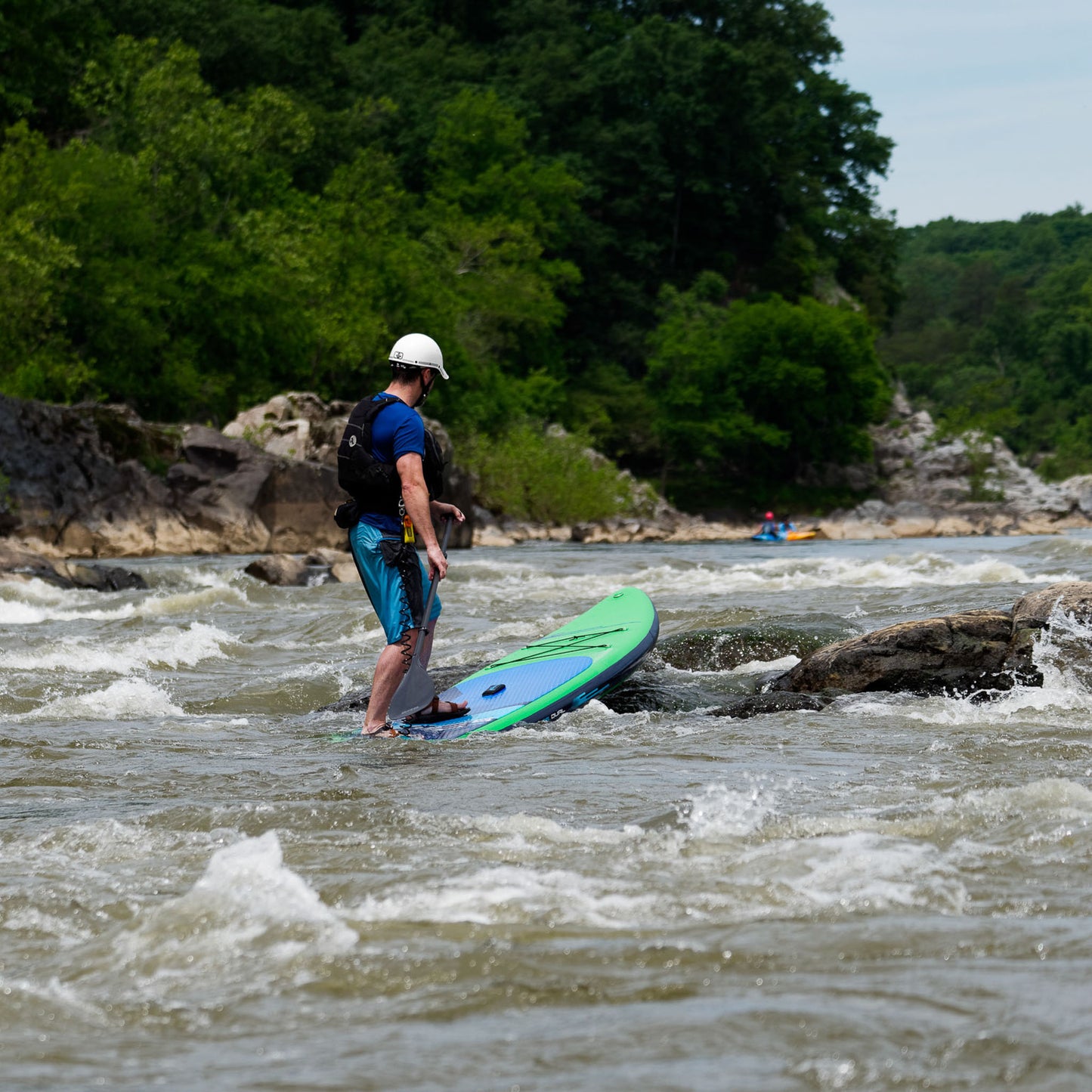 Earth River SUP DUAL 12-6 GT (GEN 3) GREEN Inflatable Paddle Board (12'6"x32"x6")
