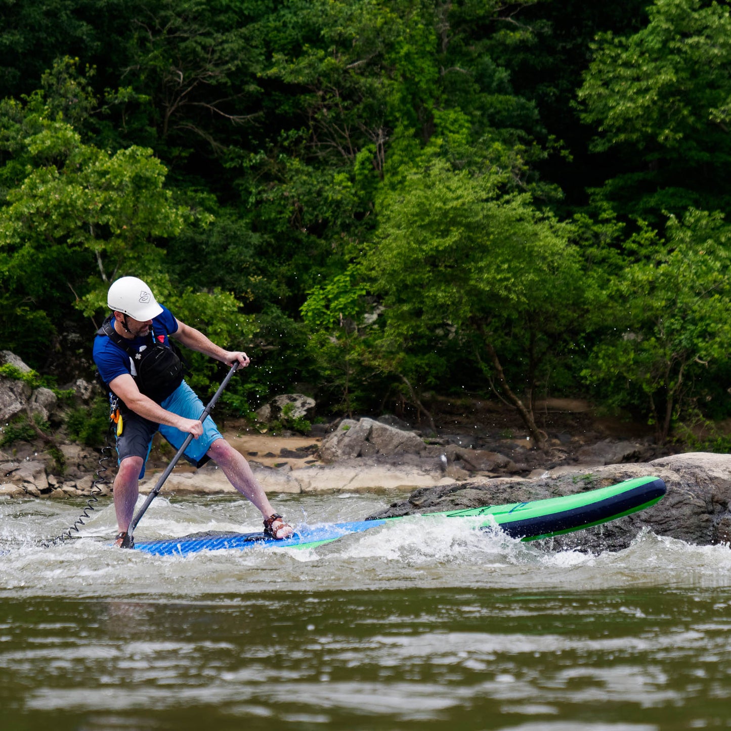 Earth River SUP DUAL 12-6 GT (GEN 3) GREEN Inflatable Paddle Board (12'6"x32"x6")
