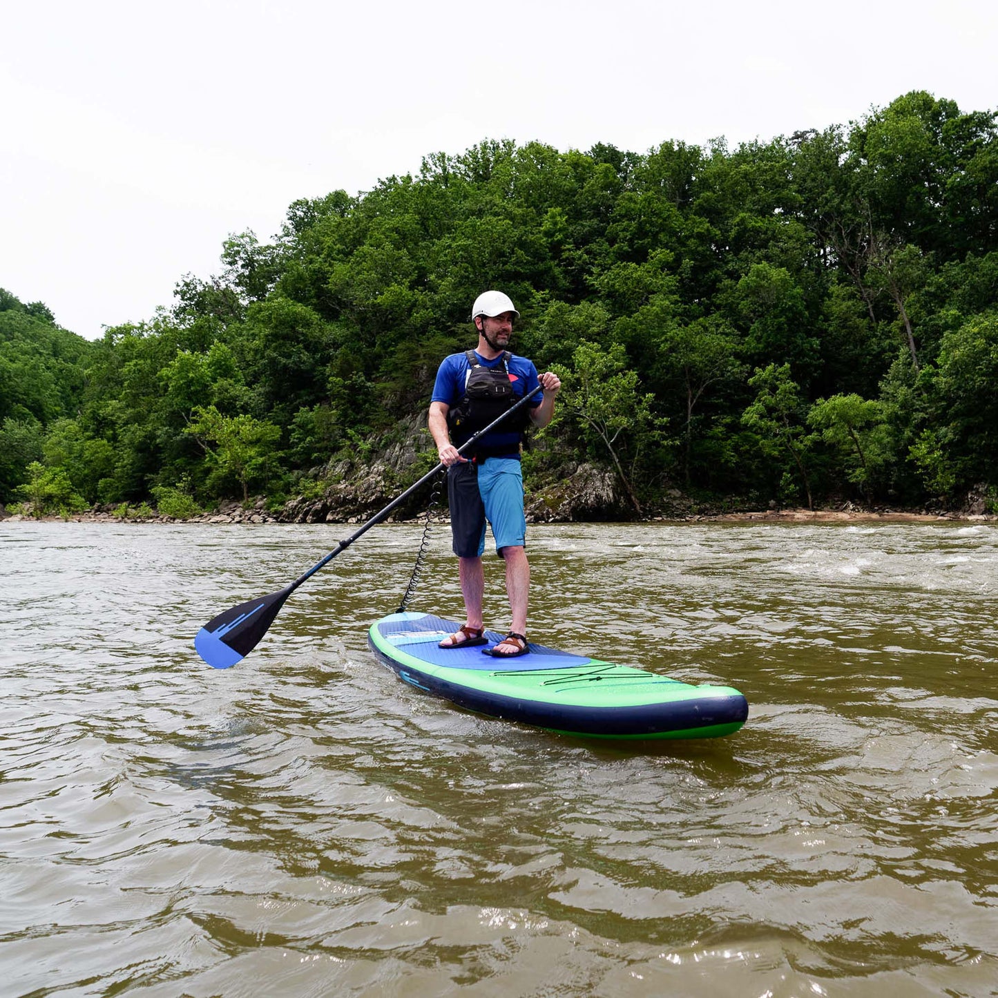 Earth River SUP DUAL 12-6 GT (GEN 3) GREEN Inflatable Paddle Board (12'6"x32"x6")
